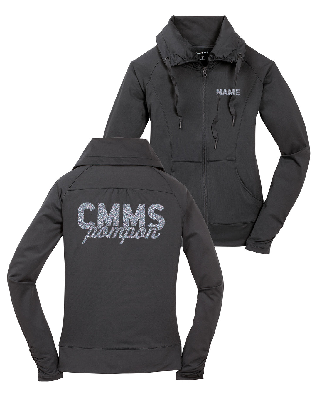 CMMS Bobcats - Poms - Full-Zip Warm-Up Jacket
