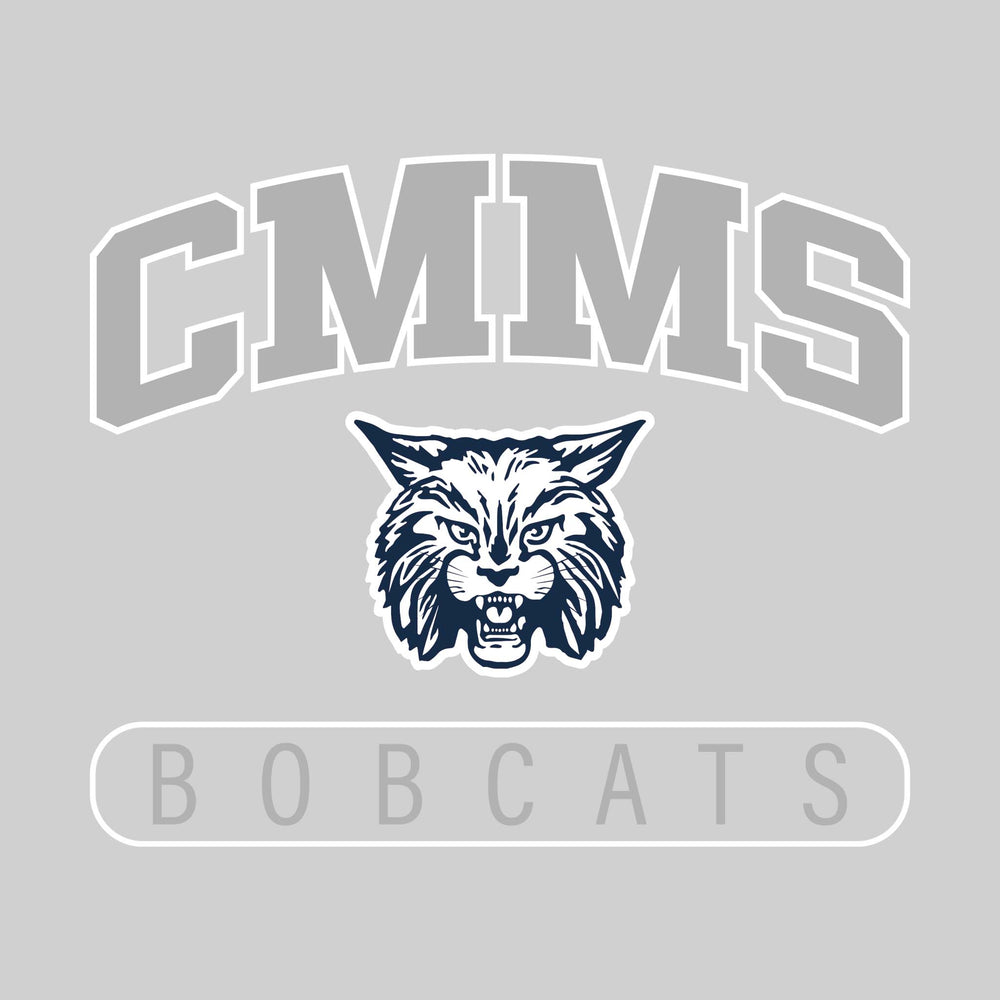 CMMS Bobcats - Spirit Wear - Arched CMMS with Mascot