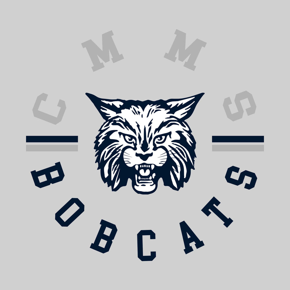 CMMS Bobcats - Spirit Wear - Circular Text with Logo