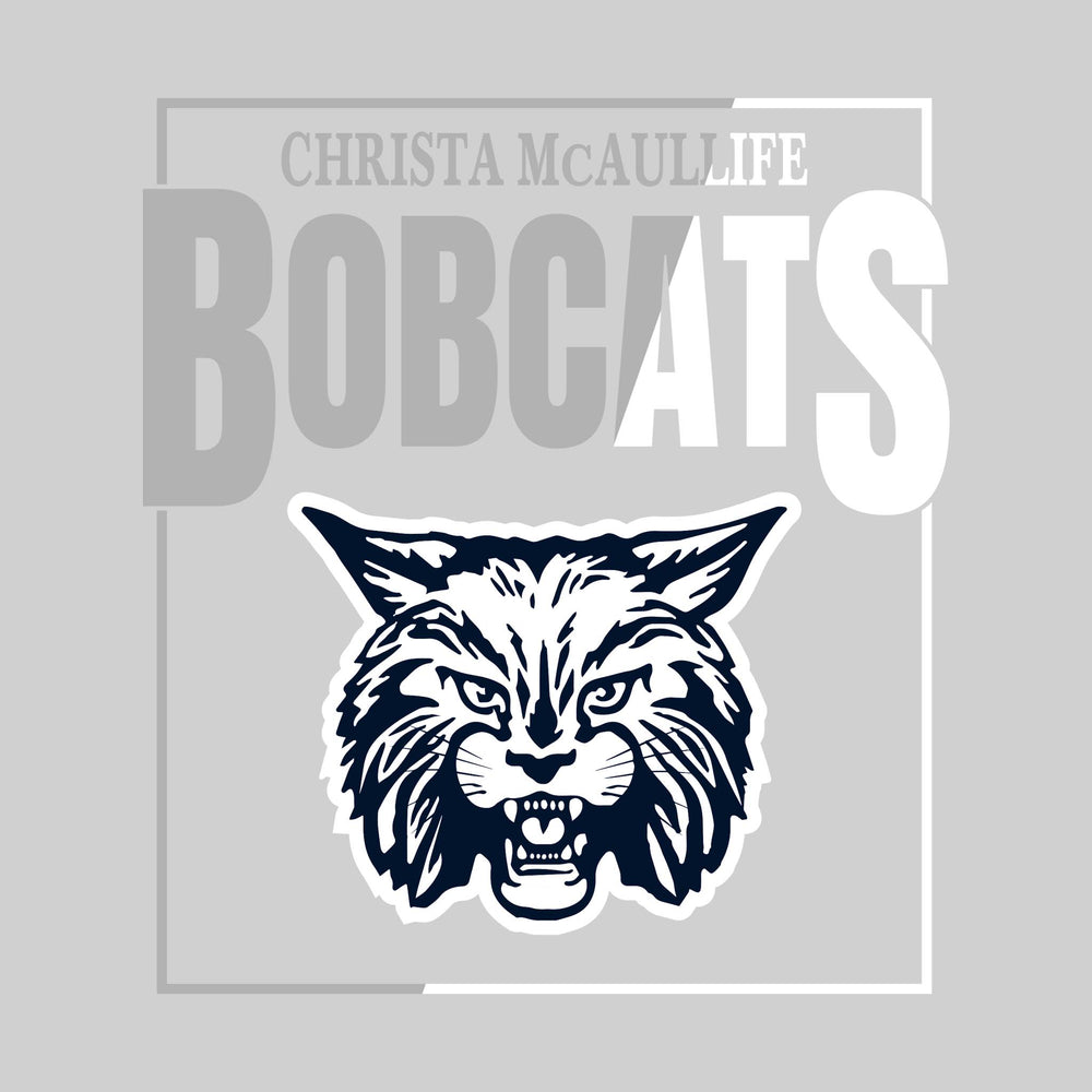 CMMS Bobcats - Spirit Wear - Split Color Boxed with Mascot