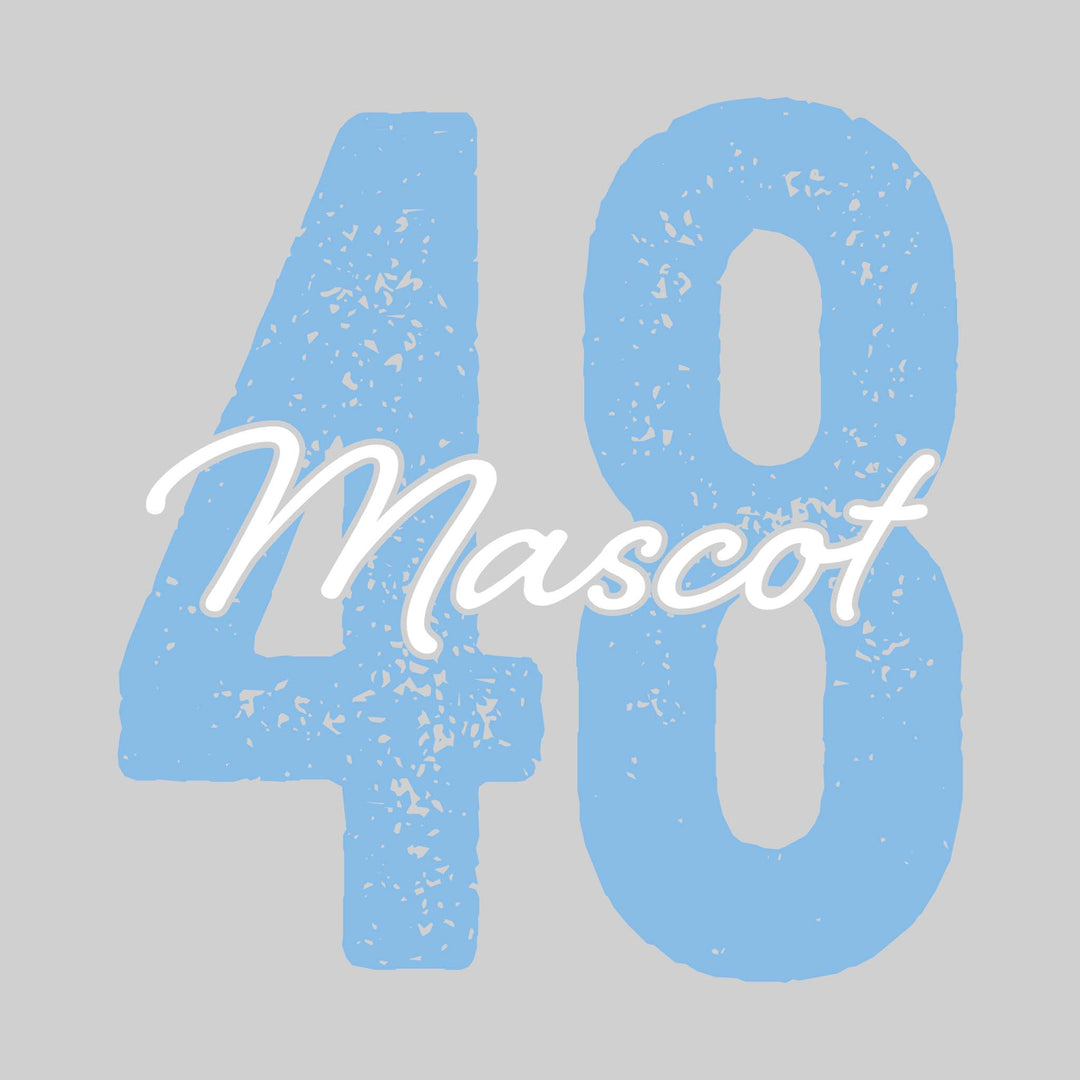 Spirit Wear - Oversized Number with Mascot and Optional Name