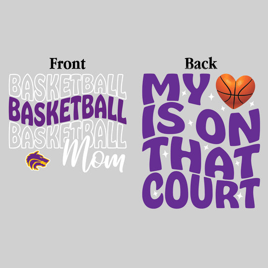 Central Wolves - Basketball - Basketball Mom - My Heart is on That Court