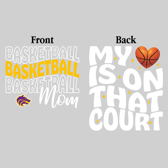 Central Wolves - Basketball - Basketball Mom - My Heart is on That Court