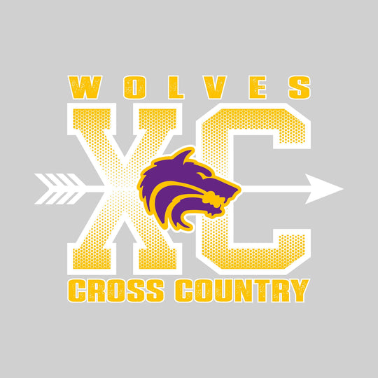 Central Wolves - Cross Country - XC with Arrow and Mascot