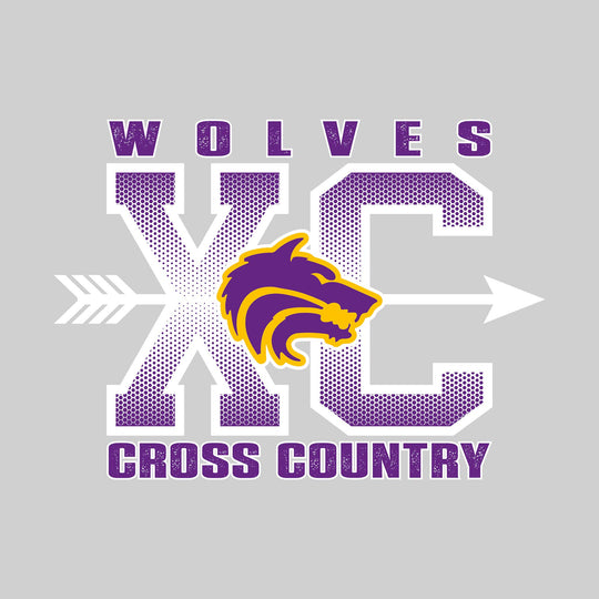 Central Wolves - Cross Country - XC with Arrow and Mascot