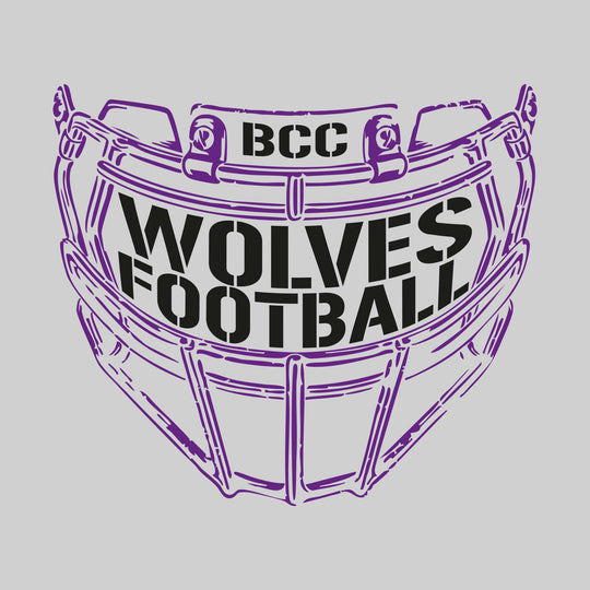 Central Wolves - Football - Facemask with Text