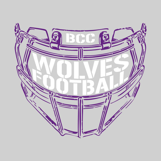 Central Wolves - Football - Facemask with Text