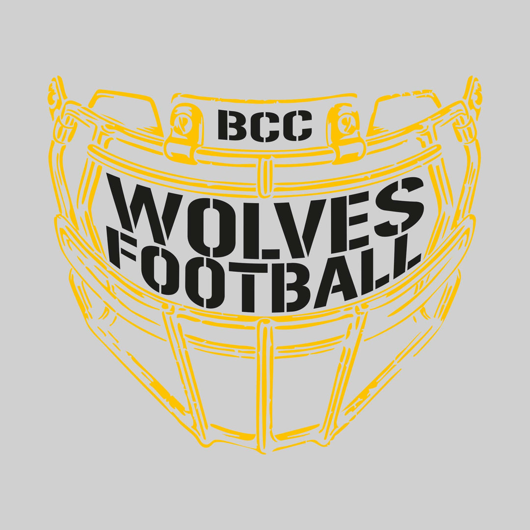 Central Wolves - Football - Facemask with Text