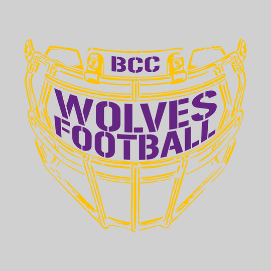 Central Wolves - Football - Facemask with Text