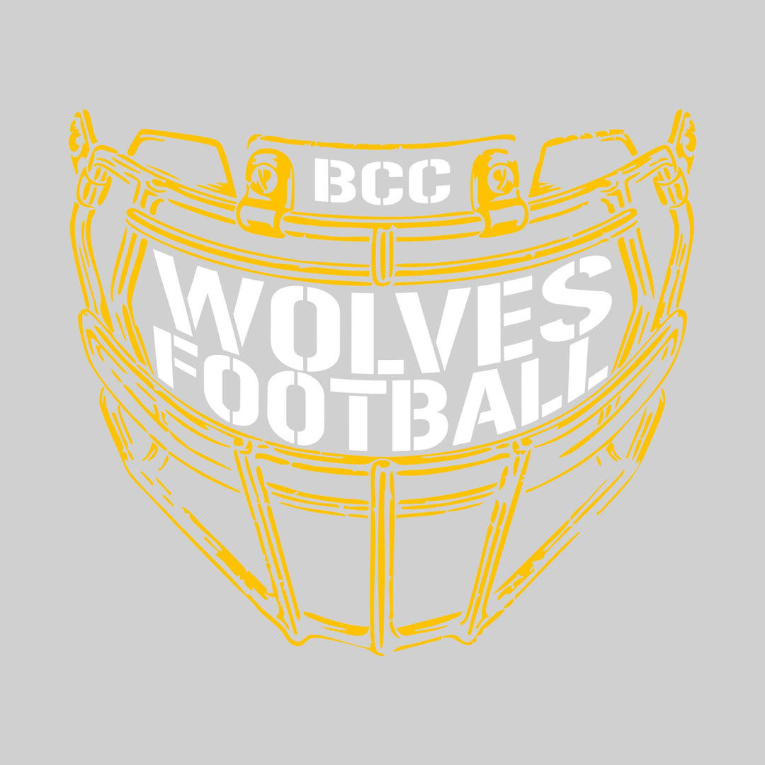 Central Wolves - Football - Facemask with Text