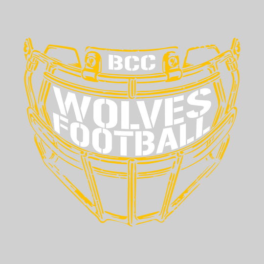Central Wolves - Football - Facemask with Text