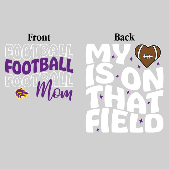Central Wolves - Football - Football Mom - My Heart is on That Field