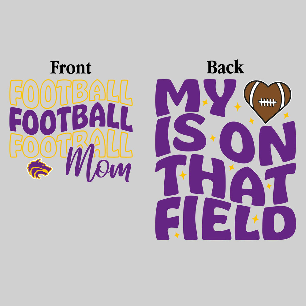 Central Wolves - Football - Football Mom - My Heart is on That Field