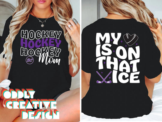 Bay City Wolves - Hockey - Hockey Mom - My Heart is On That Ice