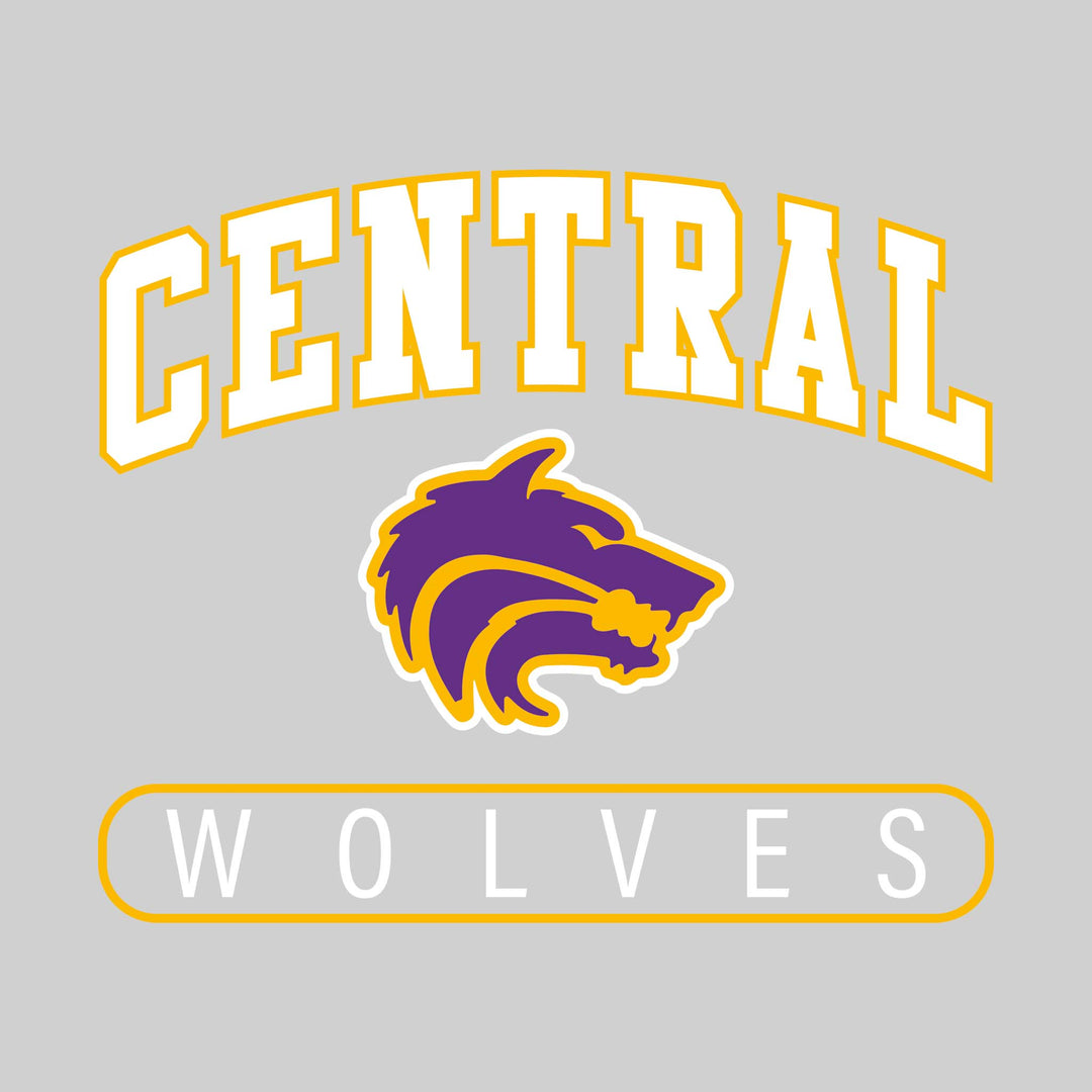 Central Wolves - Spirit Wear - Arched Central with Mascot