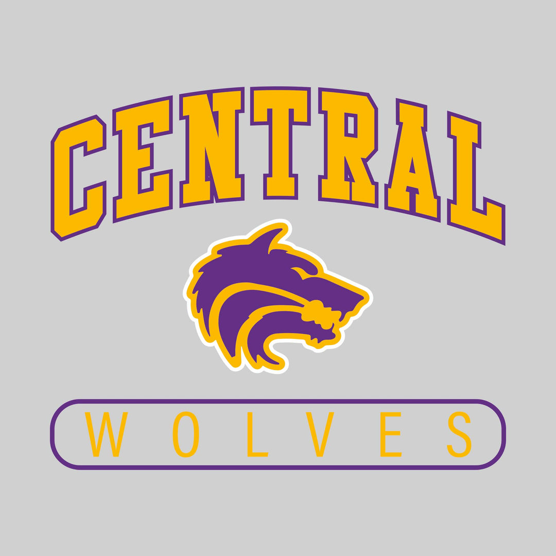 Central Wolves - Spirit Wear - Arched Central with Mascot