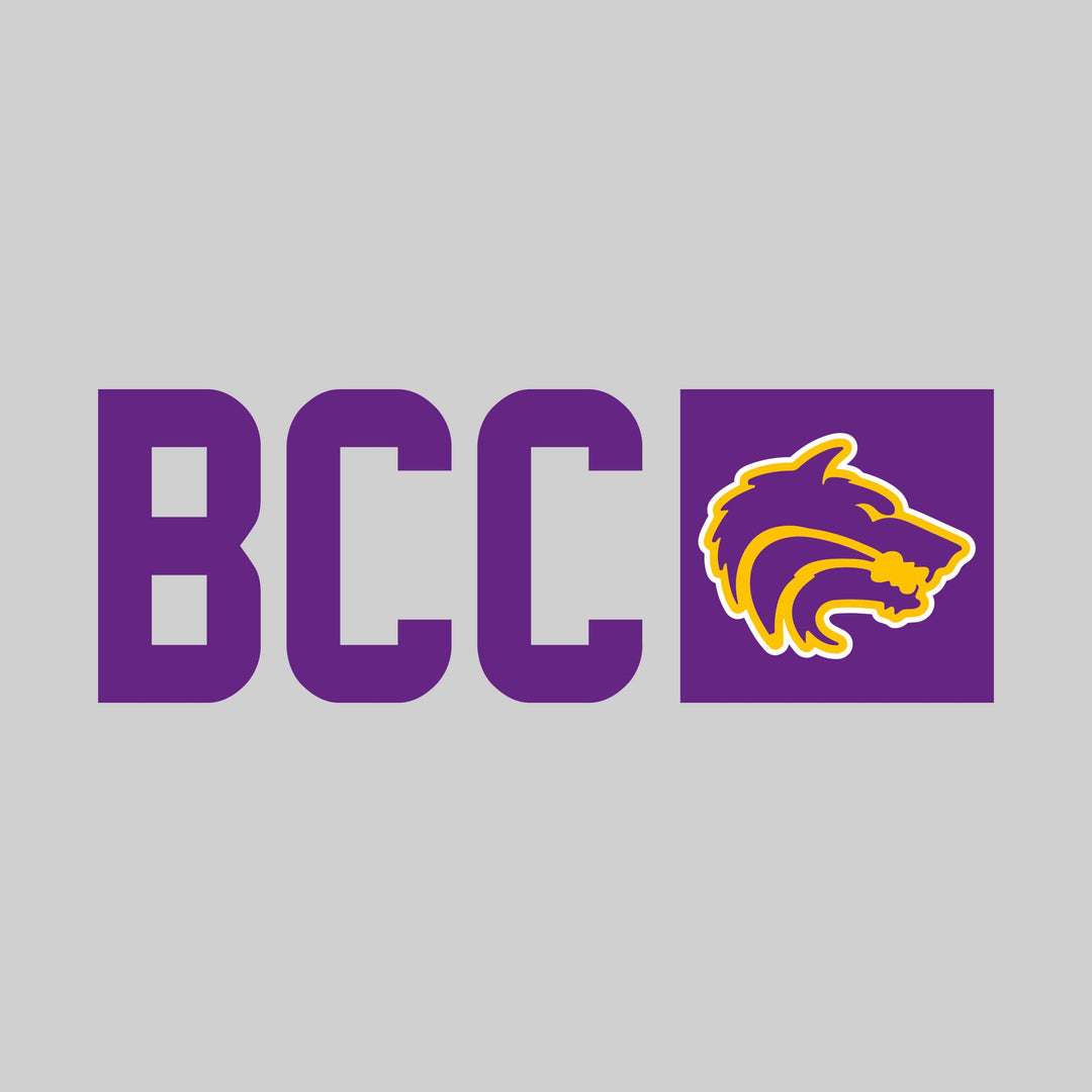 Central Wolves - Spirit Wear - School Acronym with Squared Mascot