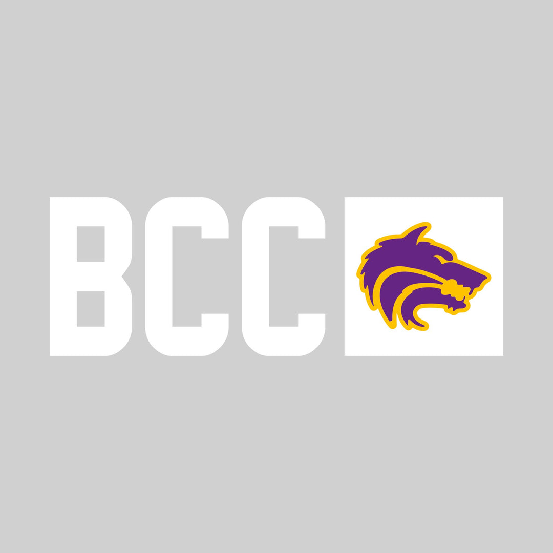 Central Wolves - Spirit Wear - School Acronym with Squared Mascot
