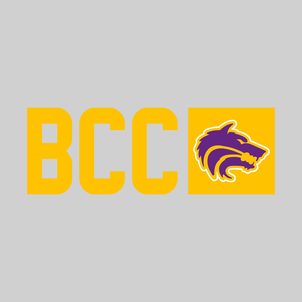 Central Wolves - Spirit Wear - School Acronym with Squared Mascot