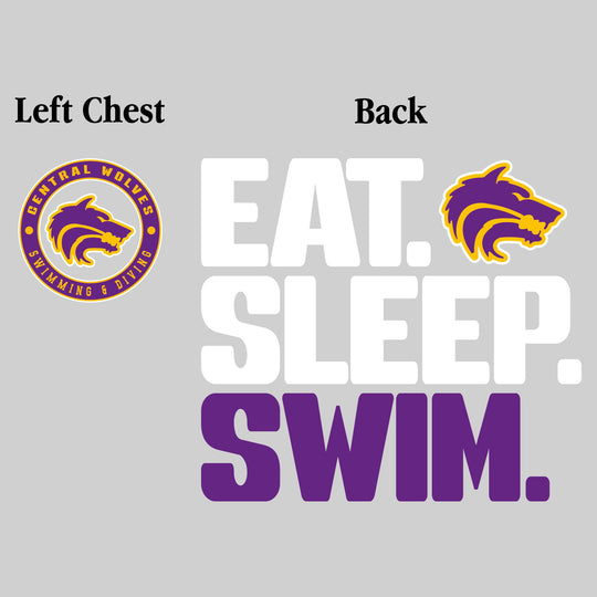 Central Wolves - Swimming - Eat Sleep Swim with Left Chest