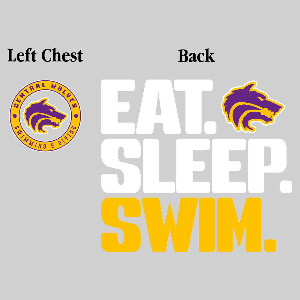 Central Wolves - Swimming - Eat Sleep Swim with Left Chest