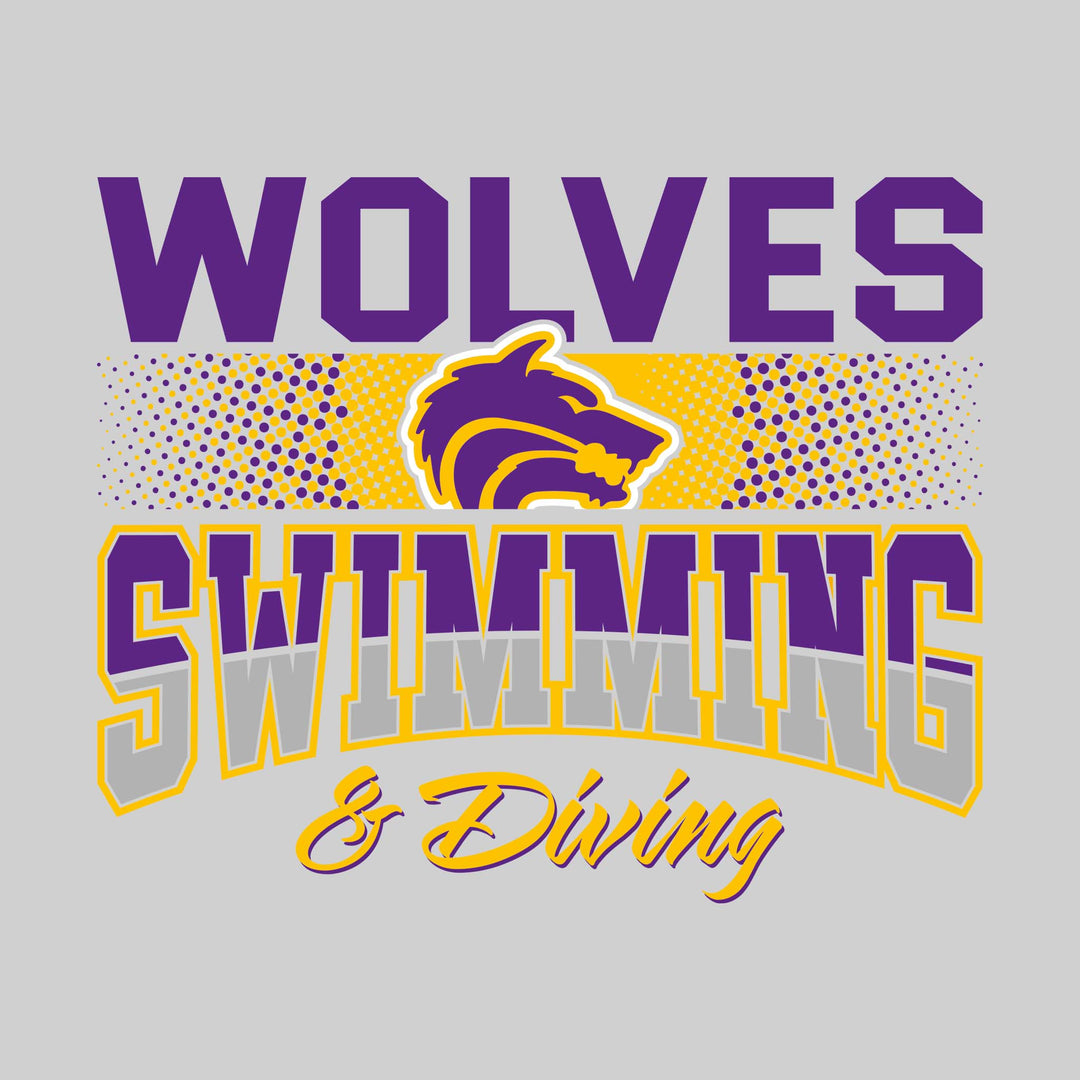 Central Wolves - Swimming - Halftone Color Band