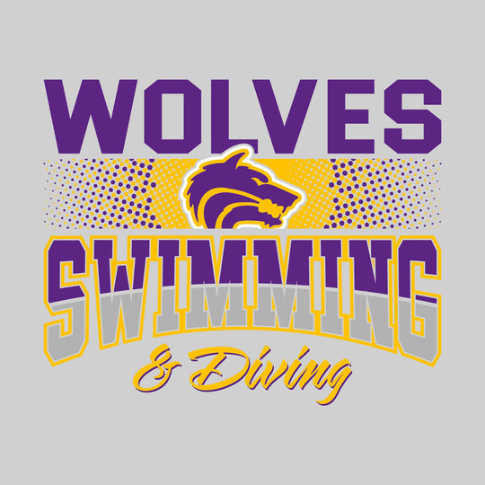 Central Wolves - Swimming - Halftone Color Band