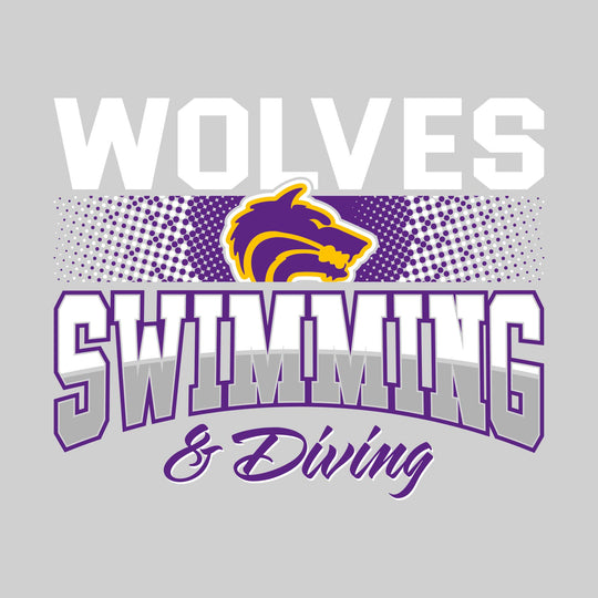 Central Wolves - Swimming - Halftone Color Band