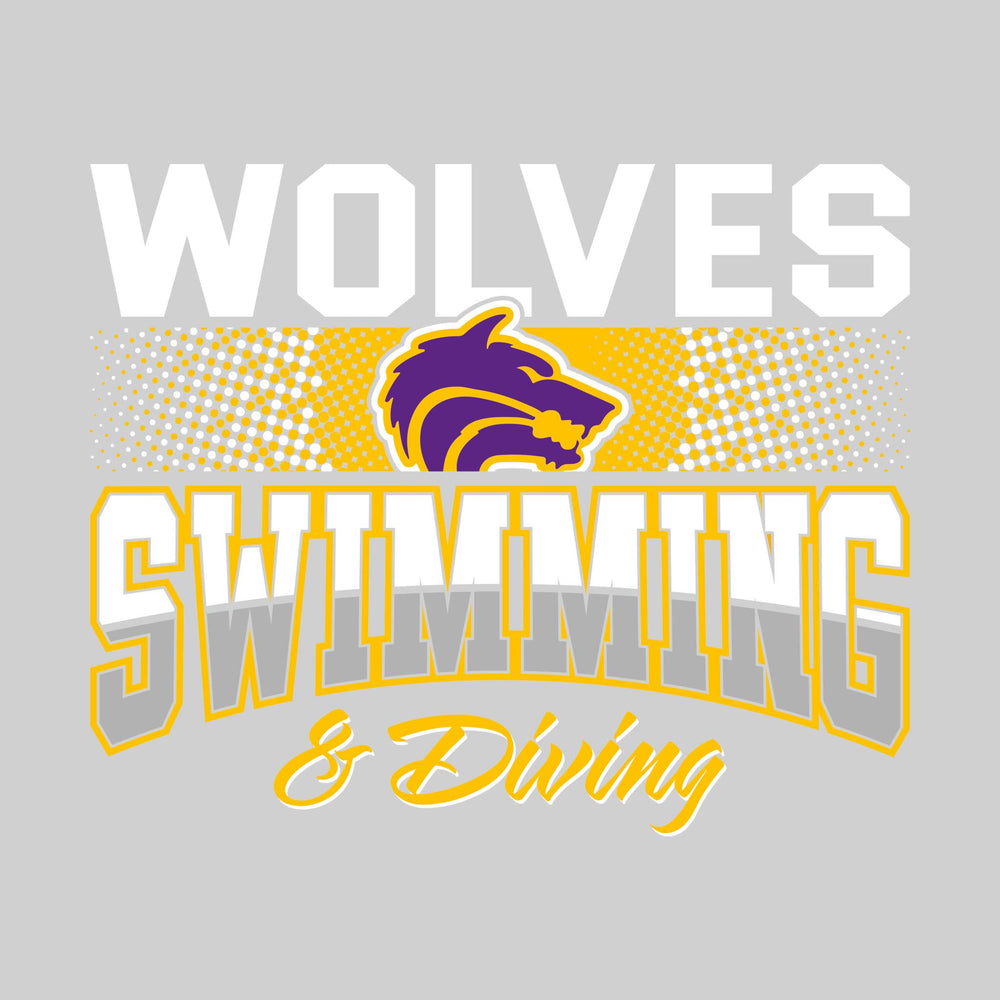 Central Wolves - Swimming - Halftone Color Band