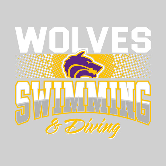 Central Wolves - Swimming - Halftone Color Band