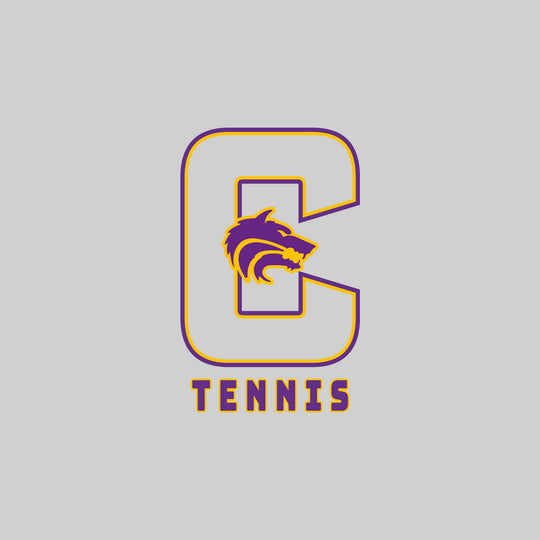 Central Wolves - Tennis - Outlined Letters Over Tennis