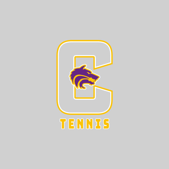 Central Wolves - Tennis - Outlined Letters Over Tennis