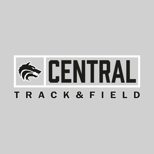Central Wolves - Track & Field - Framed Mascot & School Name