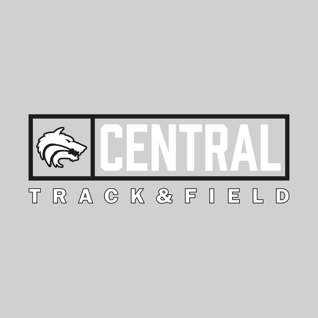 Central Wolves - Track & Field - Framed Mascot & School Name