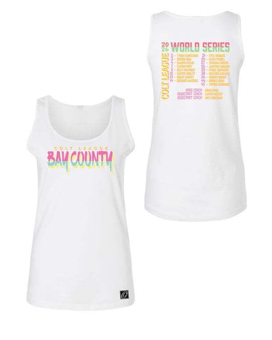 Bay County Colt League World Series - 2026 - Ladies Gildan Softstyle® Tank