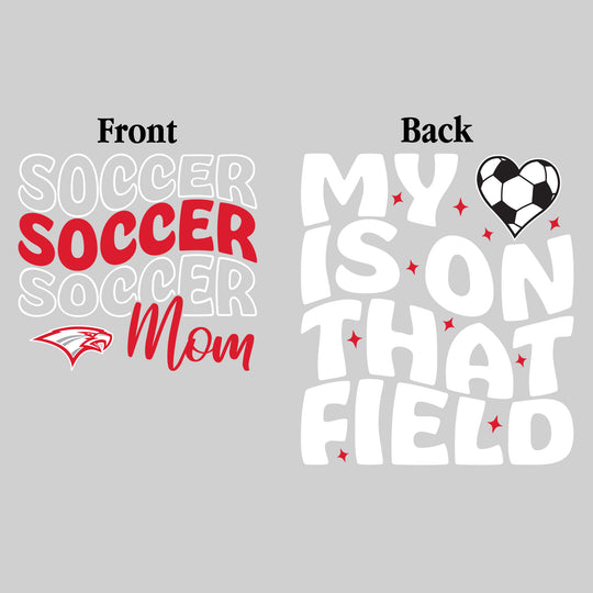 Frankenmuth Eagles - Soccer - Soccer Mom - My Heart is on That Field