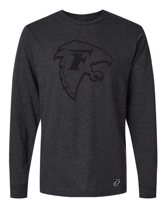 Blackout Mascot Apparel - School Spirit - Tultex Fine Jersey Long Sleeve Tee
