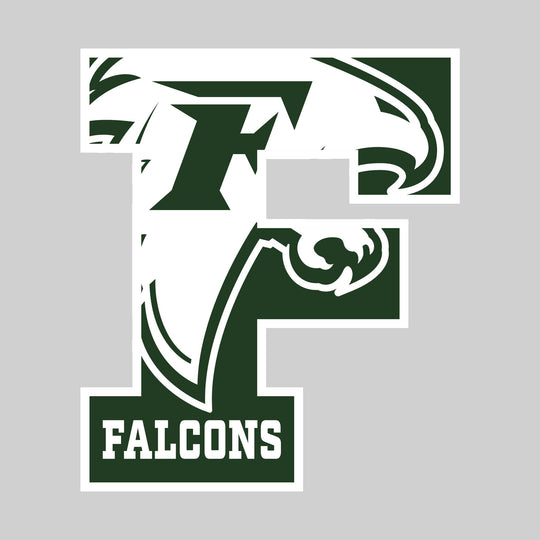 Freeland Falcons - Spirit Wear - F with Inset Mascot and Mascot Name