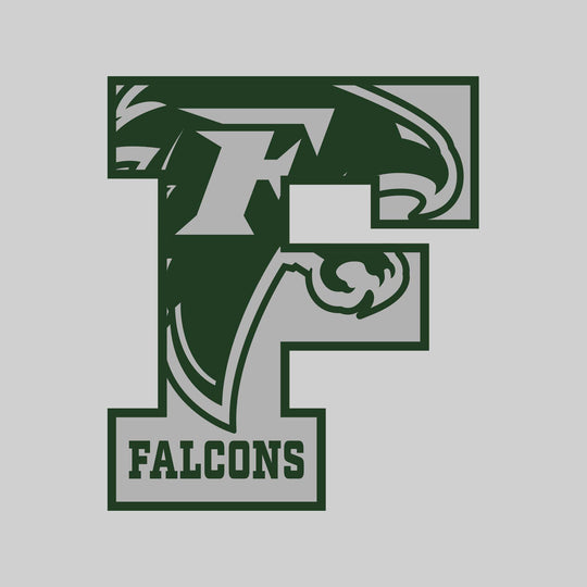 Freeland Falcons - Spirit Wear - F with Inset Mascot and Mascot Name