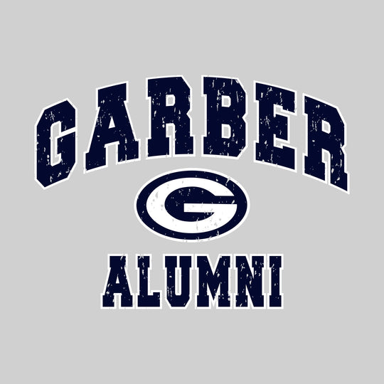 Garber Dukes - Alumni - Arched School Name Over Mascot