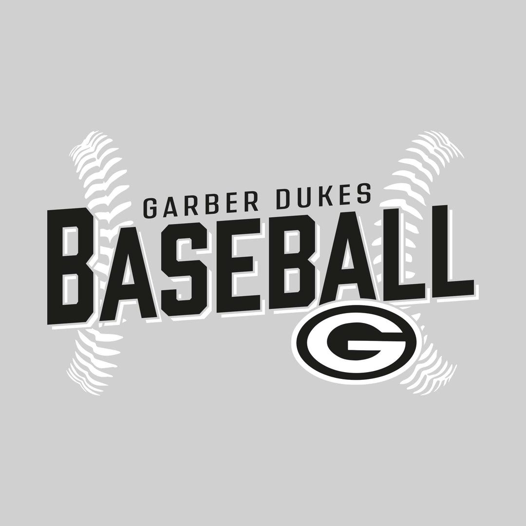 Garber Dukes - Baseball - Angled Baseball with Baseball Stitches