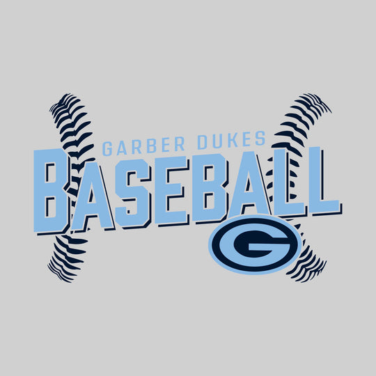 Garber Dukes - Baseball - Angled Baseball with Baseball Stitches