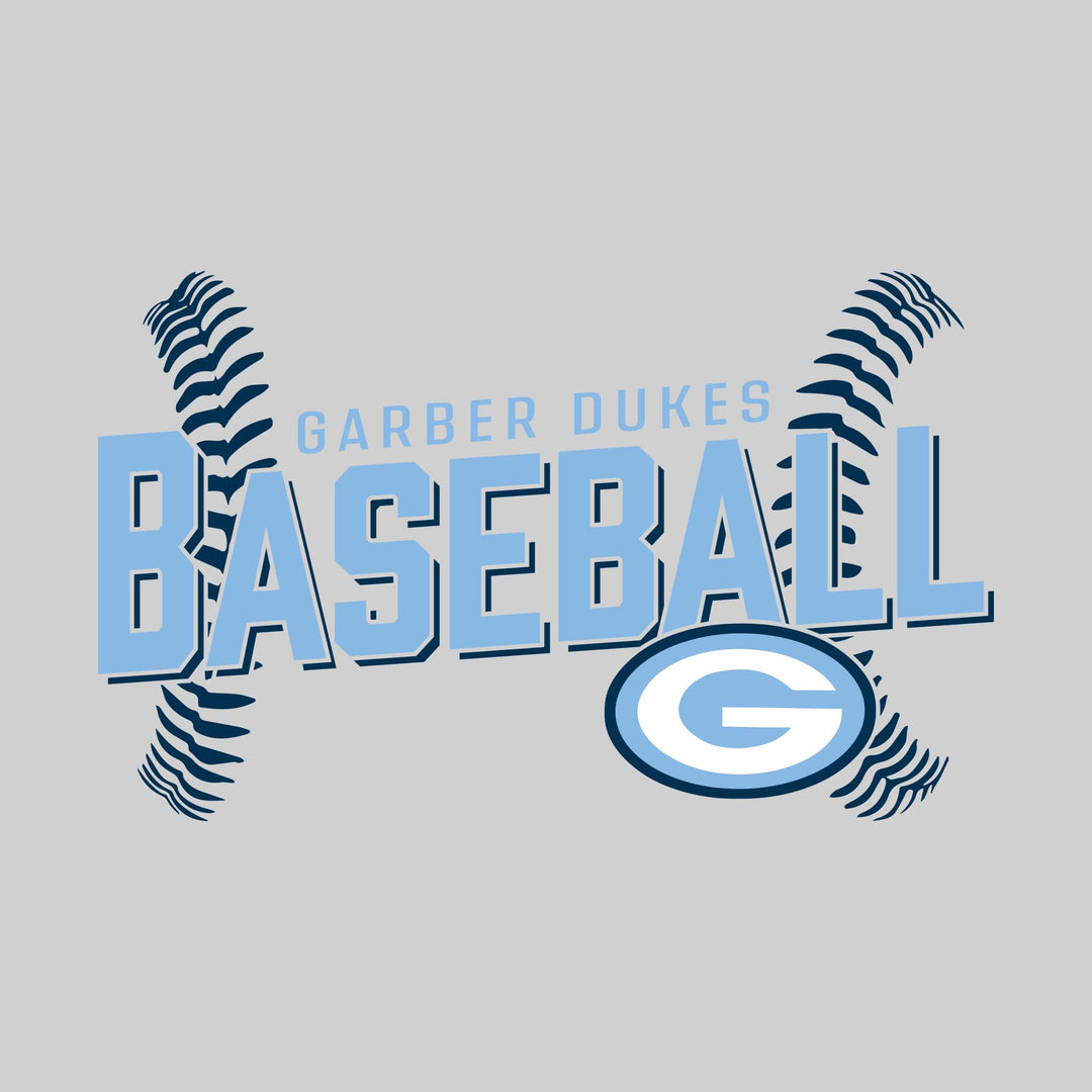 Garber Dukes - Baseball - Angled Baseball with Baseball Stitches
