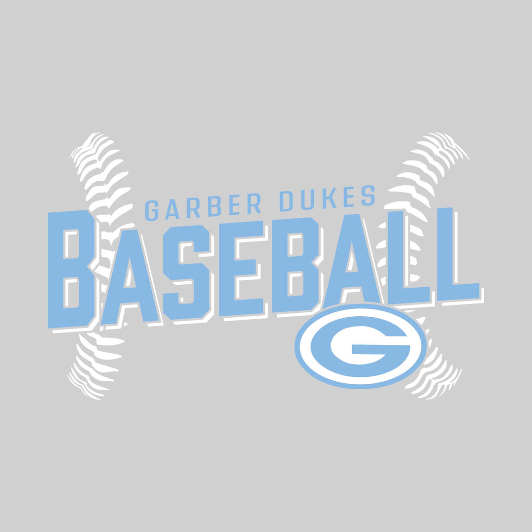 Garber Dukes - Baseball - Angled Baseball with Baseball Stitches