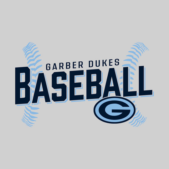 Garber Dukes - Baseball - Angled Baseball with Baseball Stitches