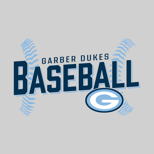Garber Dukes - Baseball - Angled Baseball with Baseball Stitches