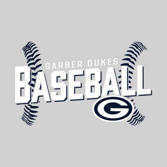 Garber Dukes - Baseball - Angled Baseball with Baseball Stitches