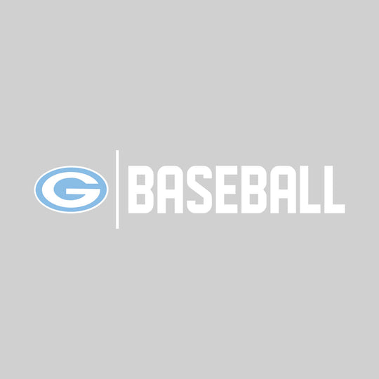 Garber Dukes - Baseball - Mascot with Divider &amp; Baseball Text