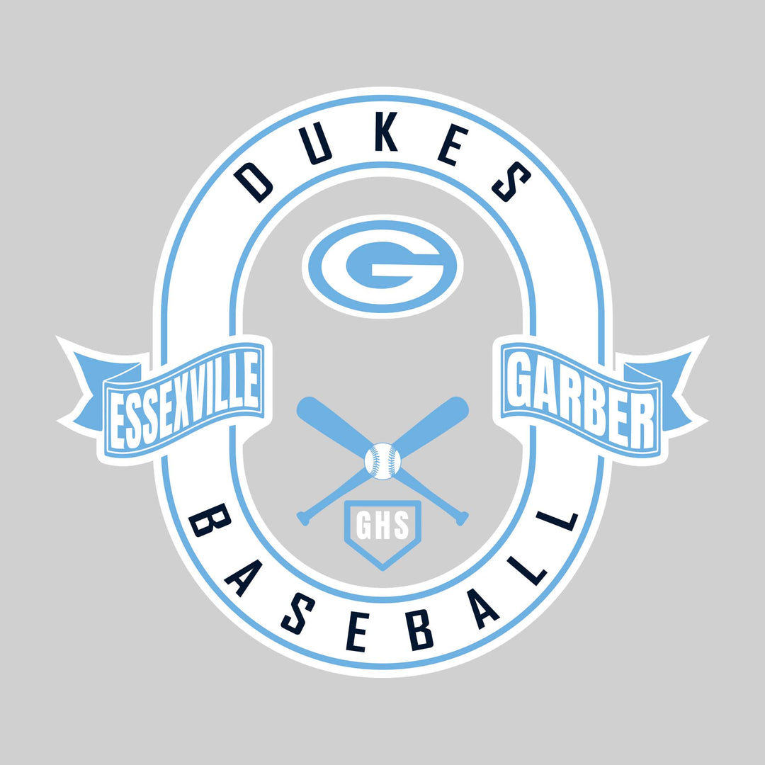 Garber Dukes - Baseball/Softball - Oval with Banners