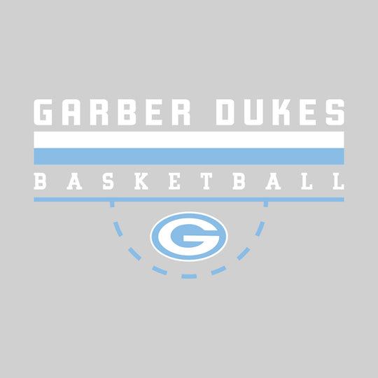 Garber Dukes - Basketball - Double Color Lines with Free-Throw Half Circle